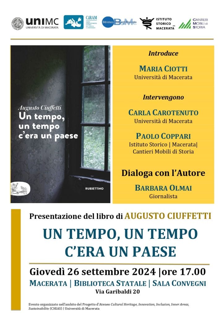 locandina evento un tempo c'era un paese