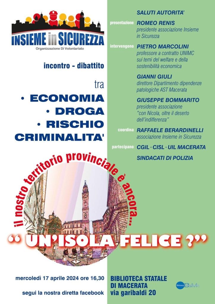 locandina evento insieme in sicurezza