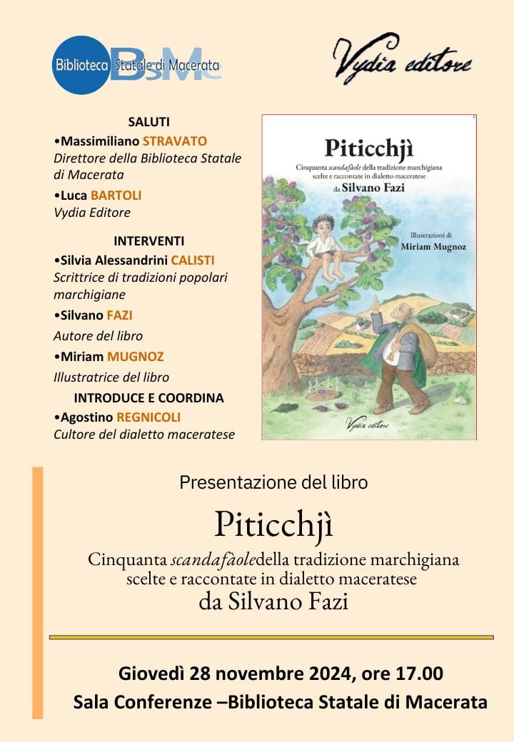 Presentazione del libro di Silvano Fazzi: "Piticchjì"