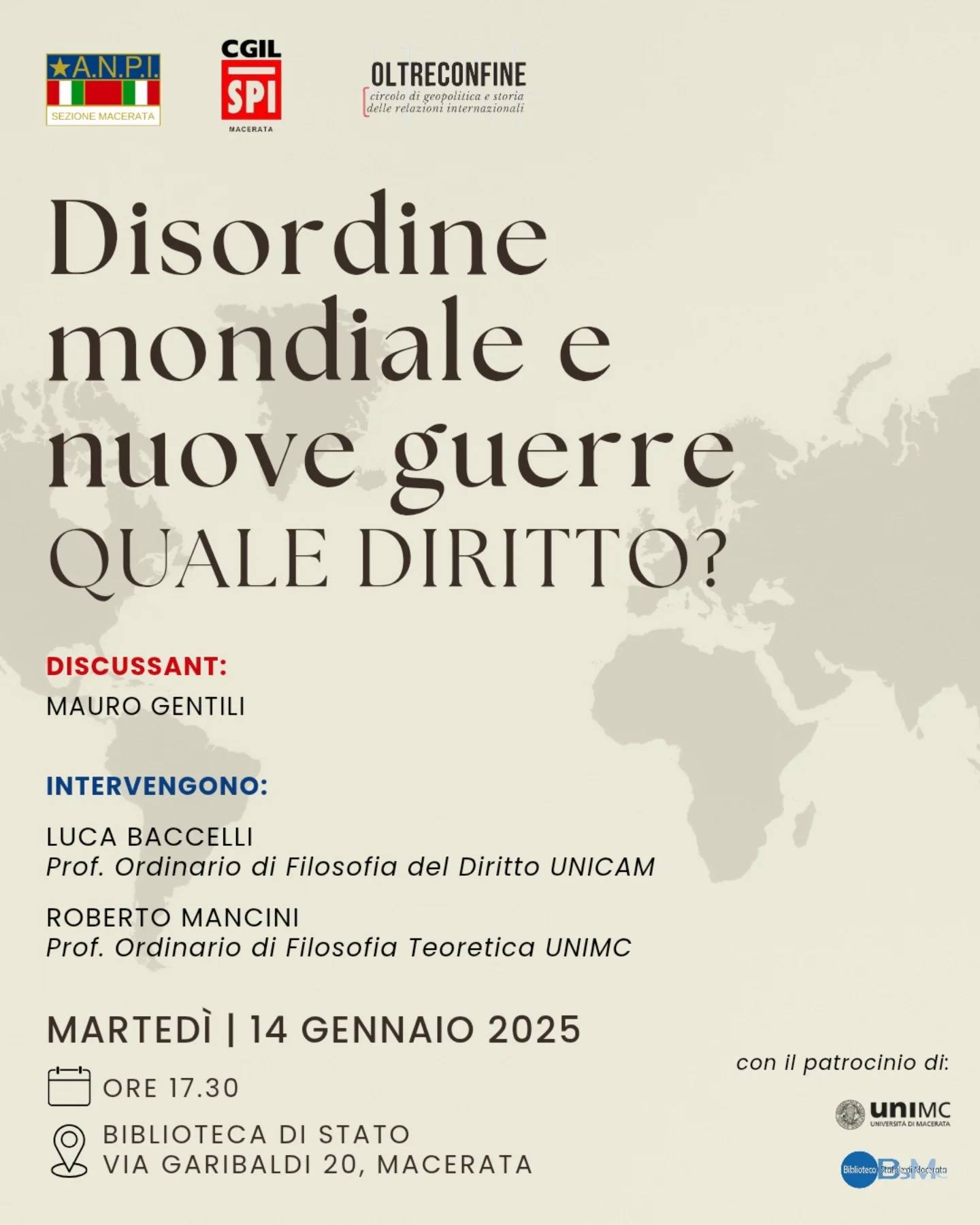 Disordine mondiale e nuove guerre, quale diritto?