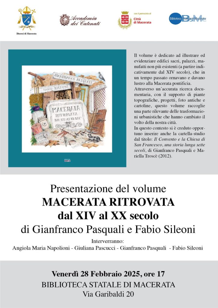 locandina presentazione volume macerata ritrovata