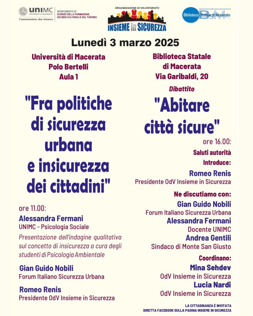 locandina evento insieme in sicurezza 2025