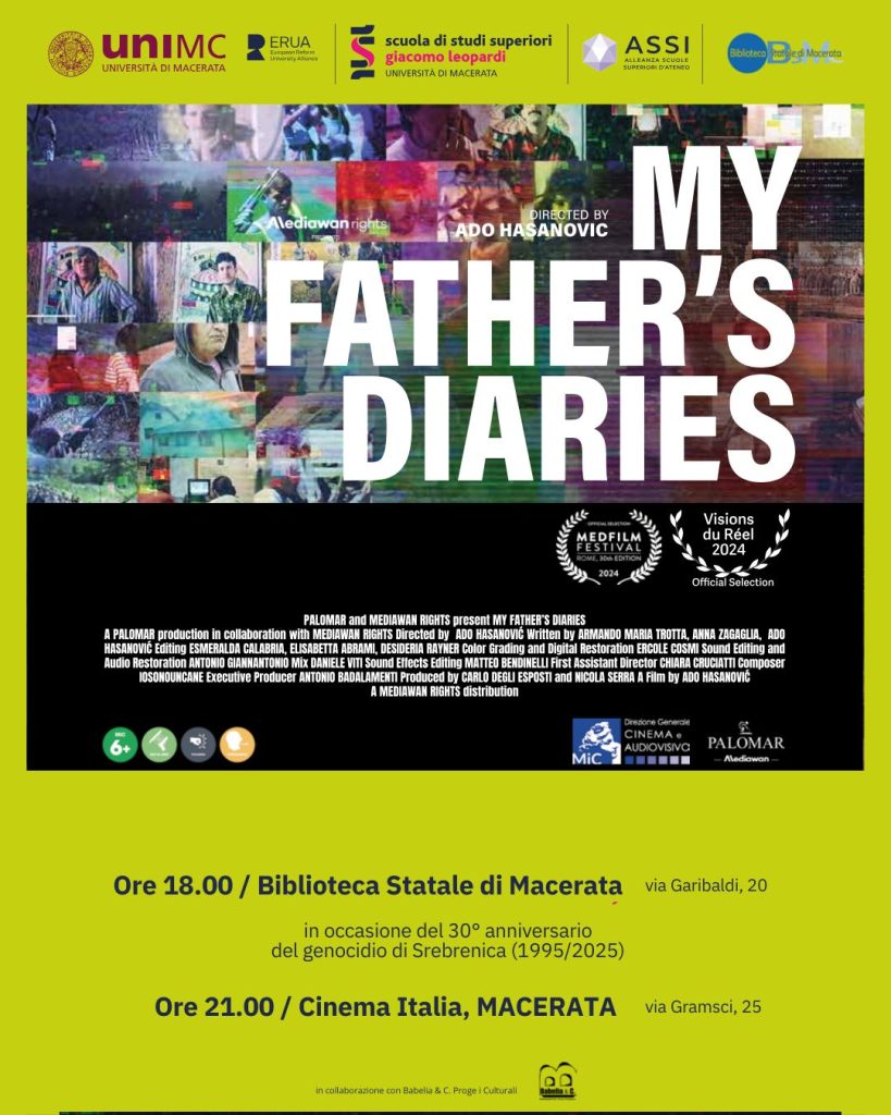 locandina evento my father's diaries