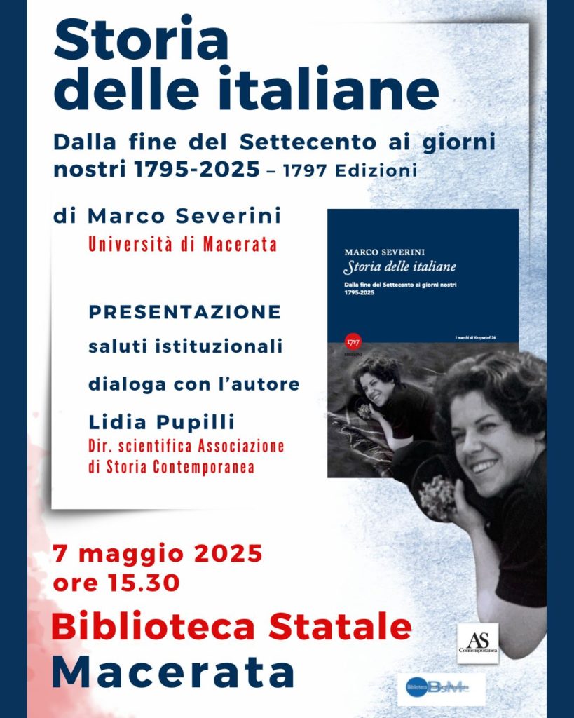 locandina evento storia delle italiane