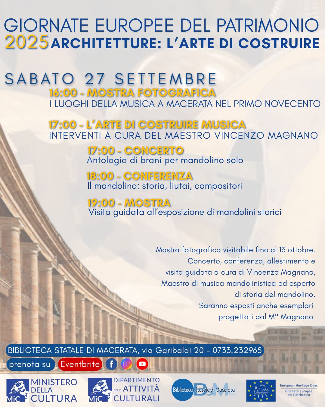 I luoghi della musica a Macerata nel primo Novecento