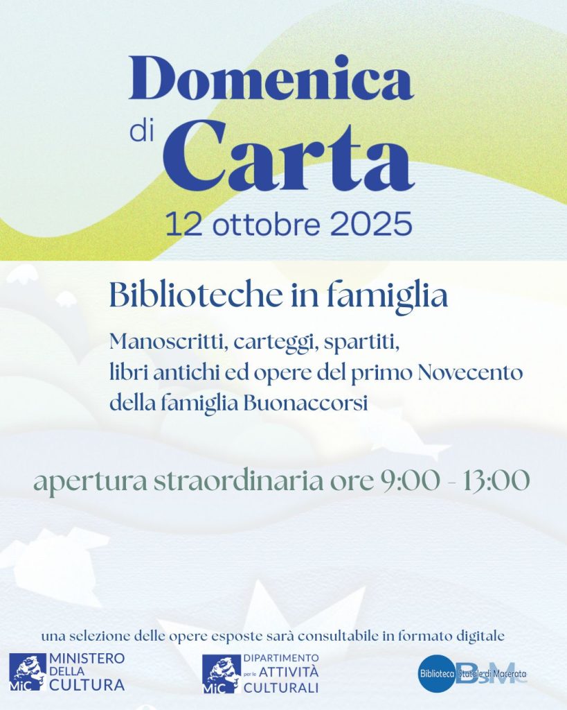 locandina domenica di carta 2025