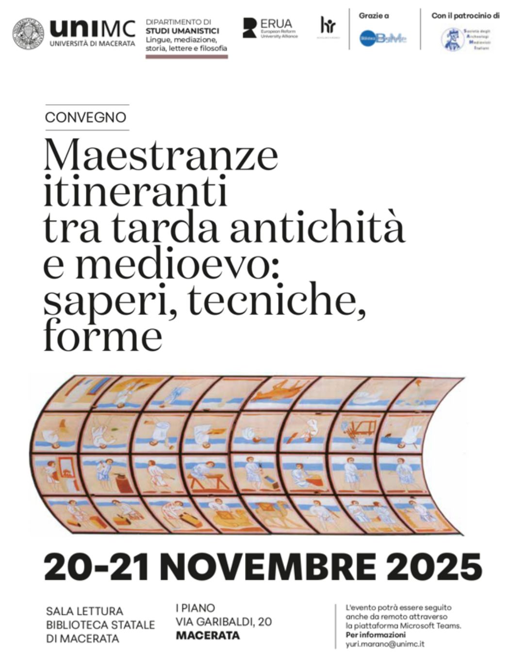 Maestranze itineranti tra tarda antichità e medioevo: saperi,tecniche,forme