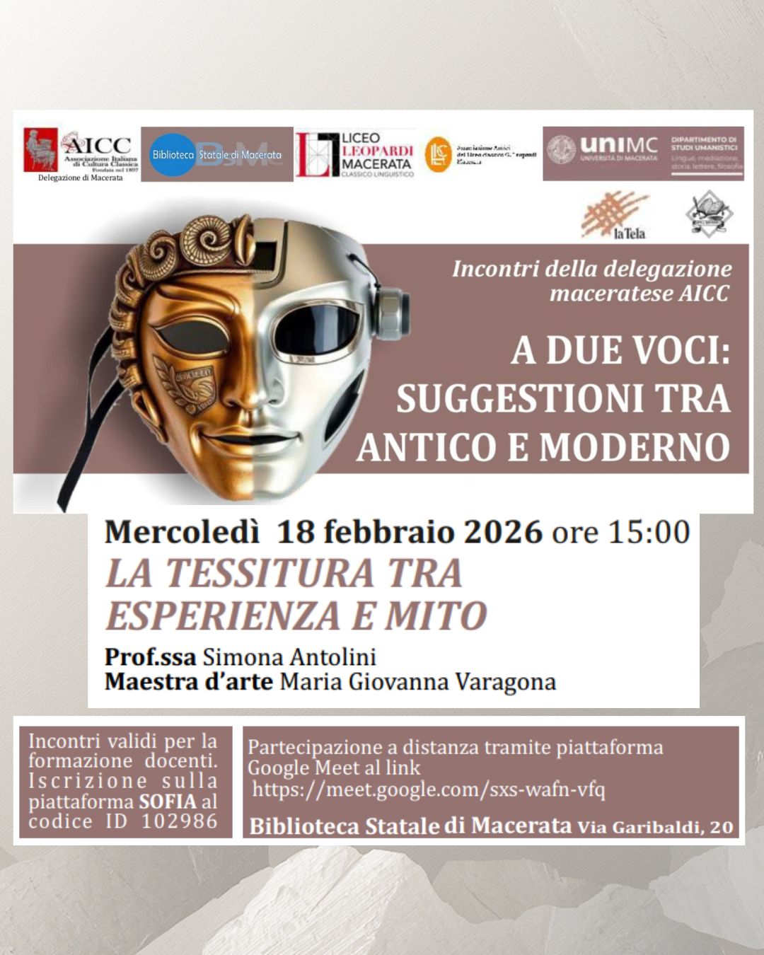 A due voci: suggestioni tra antico e moderno