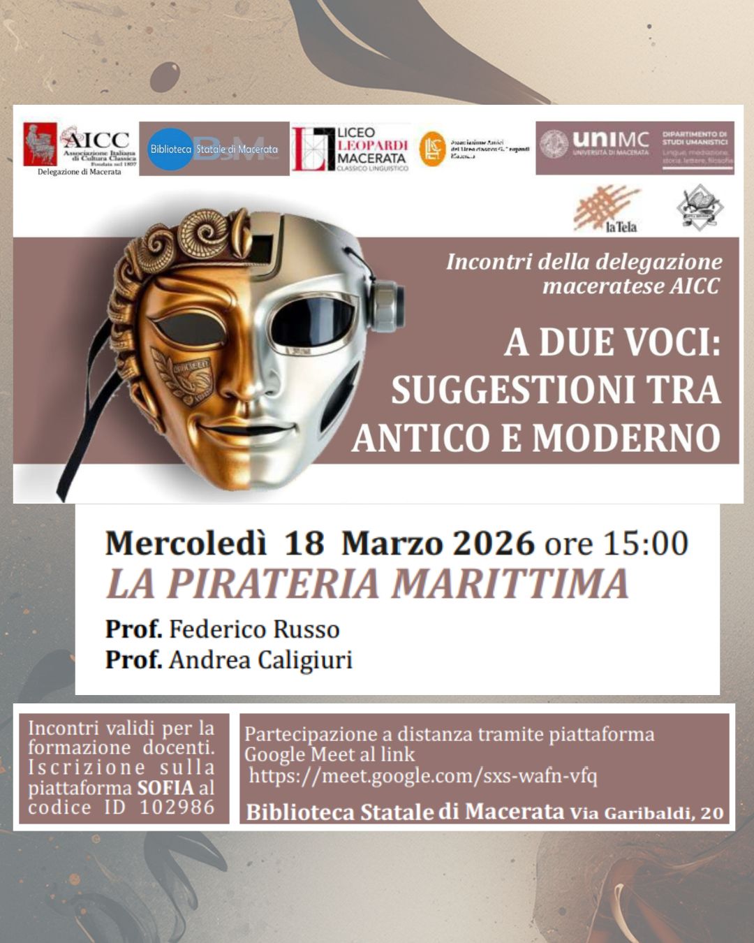 A due voci: suggestioni tra antico e moderno