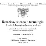 Giornata di studi: Retorica, scienza e tecnologia: il ruolo della magia nel mondo moderno