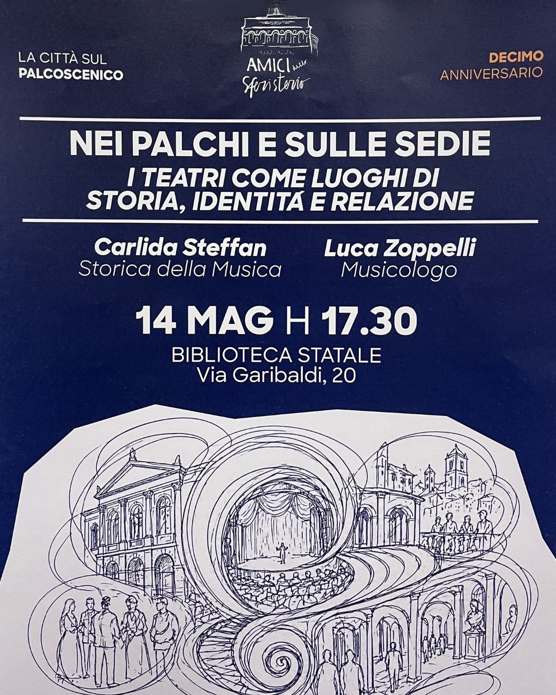 Nei palchi e sulle sedie