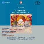 Presentazione del libro: Il principio dell'ultima luce