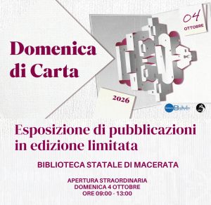 Domenica di Carta 2026