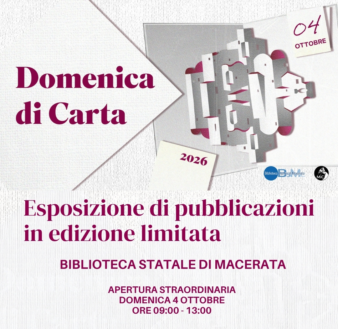 Domenica di Carta 2026